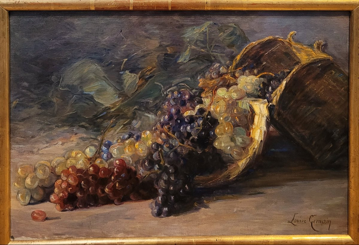 Louise Germain (1874-1939)  Les raisins-photo-2