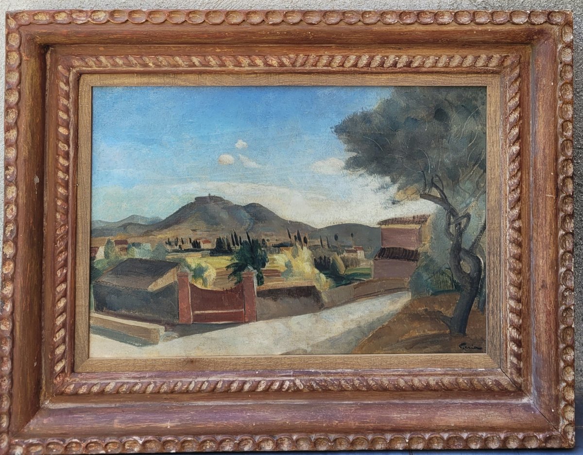 Edmond CERIA (1884-1955) Paysage en Provence-photo-2