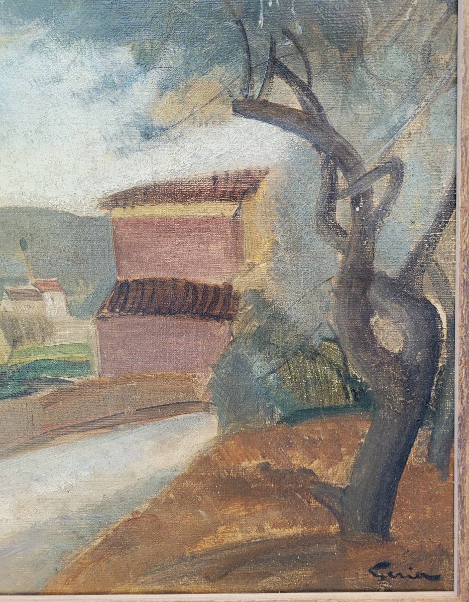 Edmond CERIA (1884-1955) Paysage en Provence-photo-3