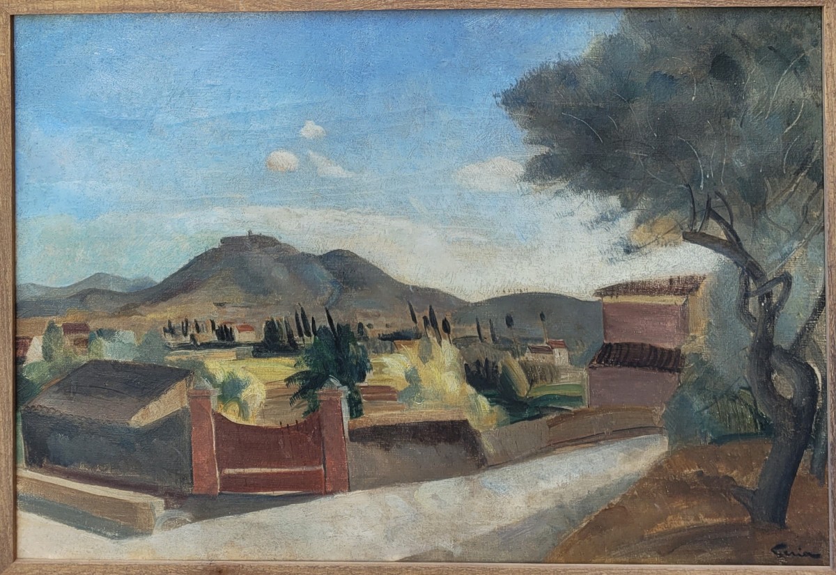 Edmond CERIA (1884-1955) Paysage en Provence-photo-2