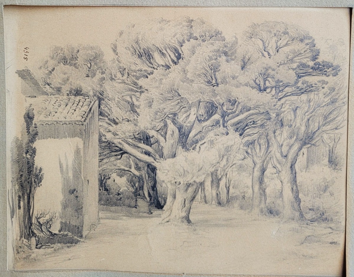 Félix Ziem (1821-1911) The Pine Avenue
