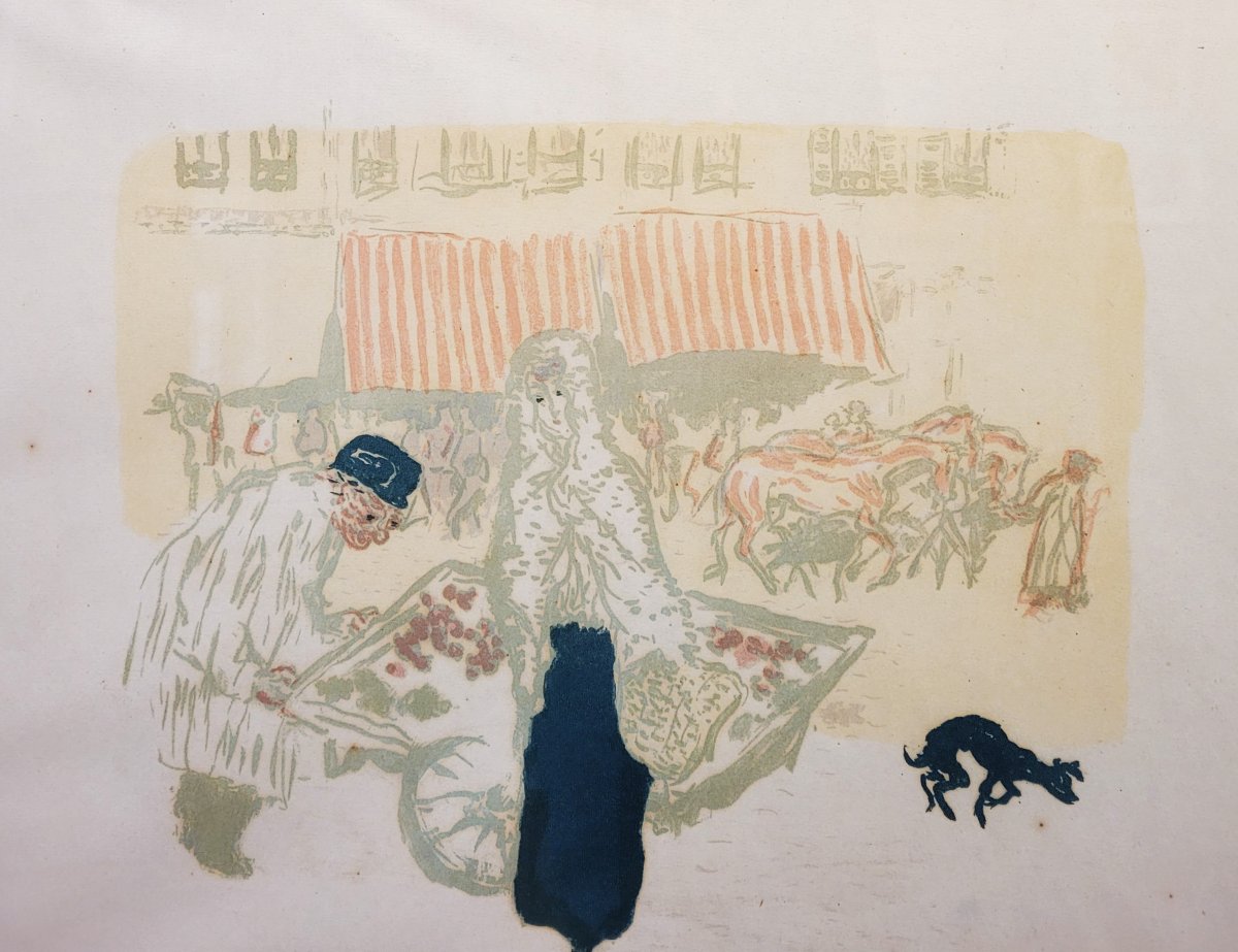 Pierre BONNARD (1867-1947) Le  Marchand des quatre saisons -photo-2