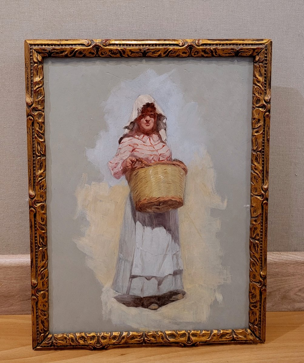 Joseph Milon  (1868-1947)   La blanchisseuse-photo-3