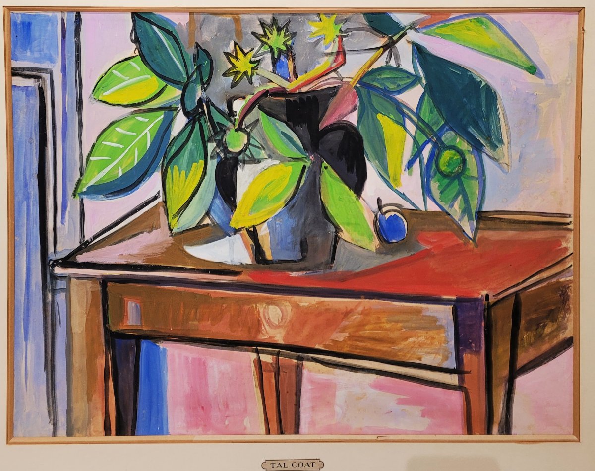 Pierre TAL-COAT (1905-1985) Nature morte sur la table-photo-2