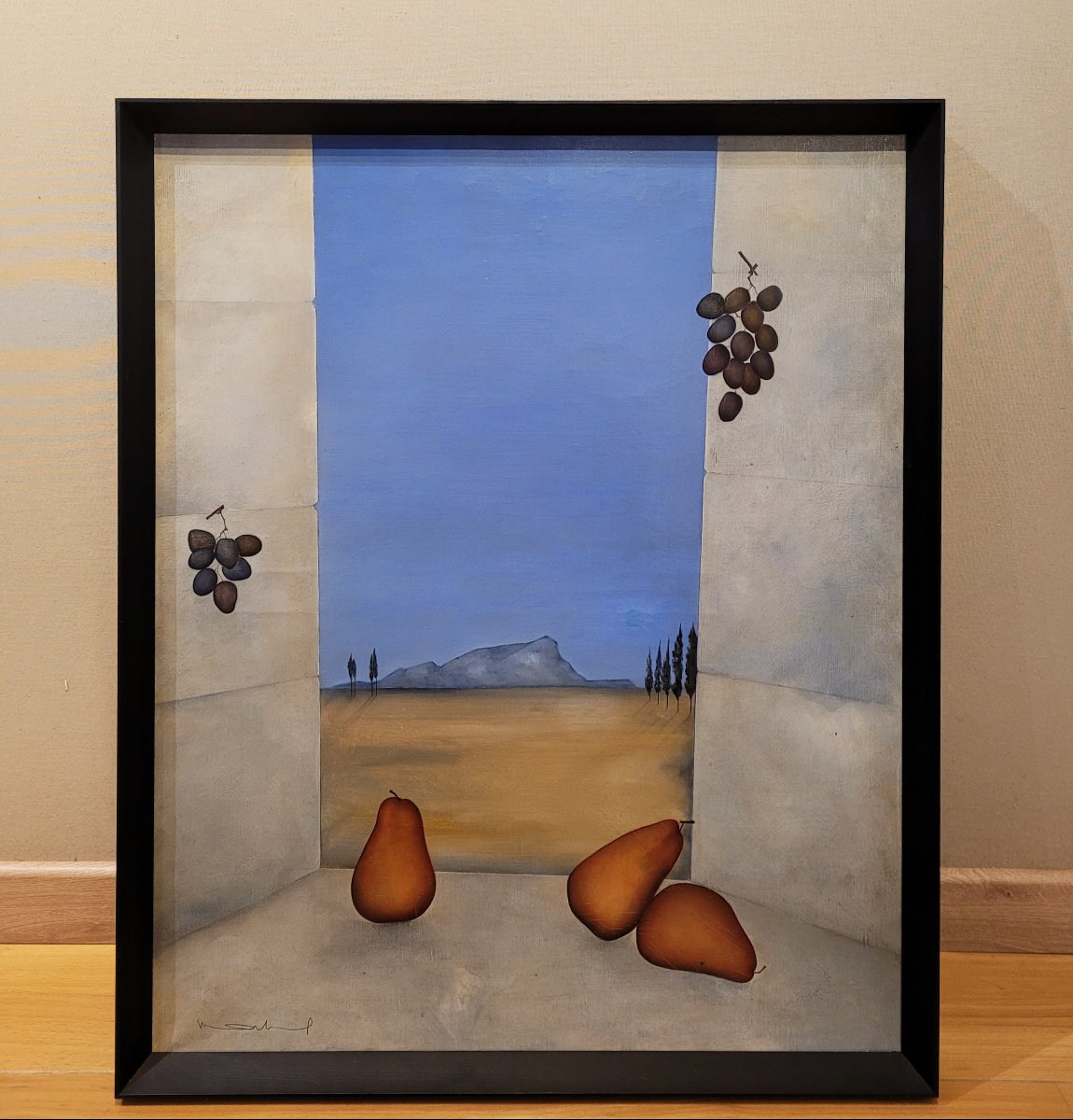  Jean Martin-Roch  (1905-1991)  Vue ​vers la Sainte Victoire-photo-2