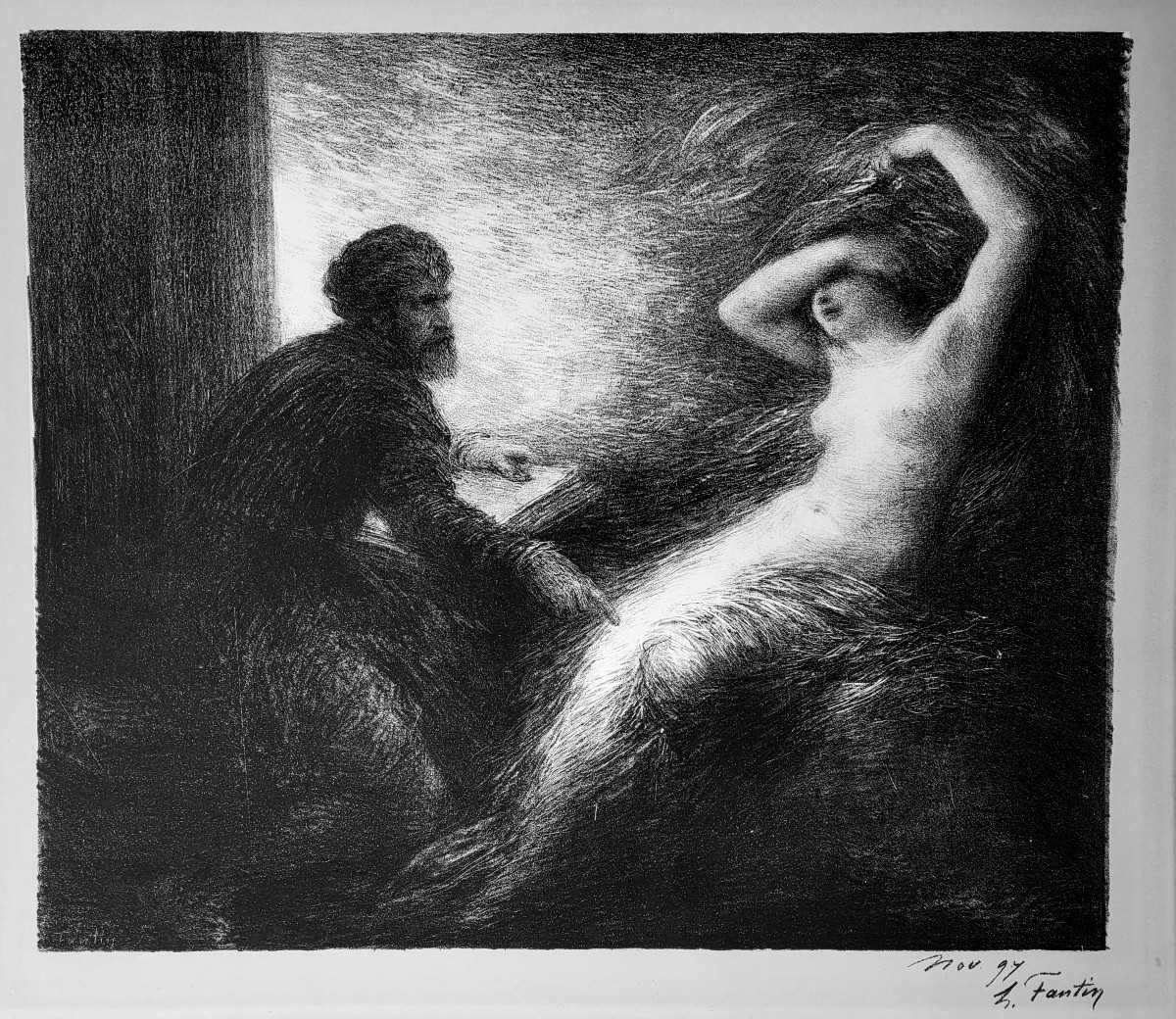 Henri Fantin-latour (1836-1904) Evocation Of Kundry 1897