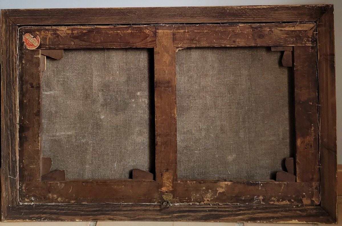 Italian School, 17th Century: The Heavenly Court And God The Father-photo-2