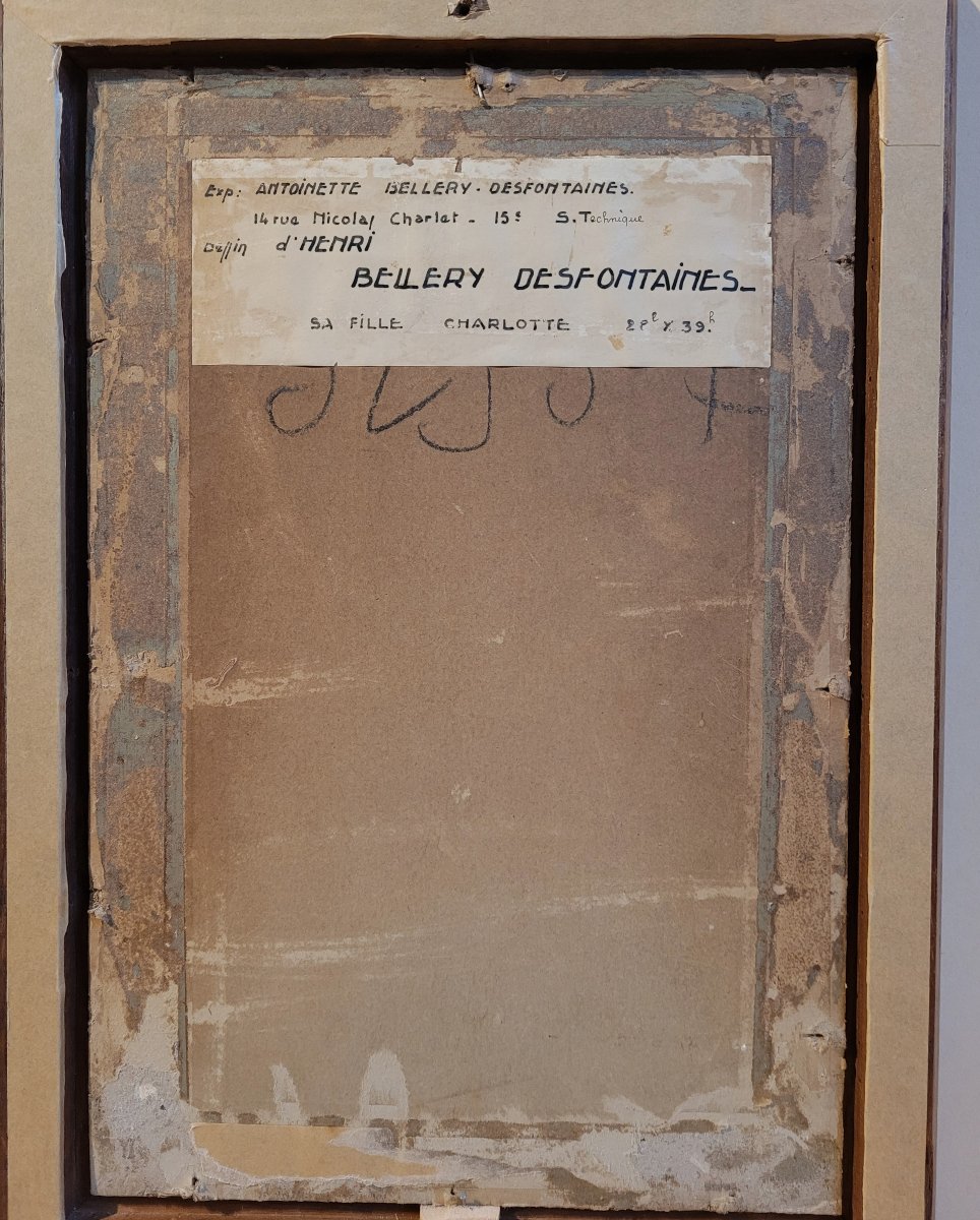 Henri Bellery-Desfontaines (1867-1909)  Portrait de Charlotte -photo-1