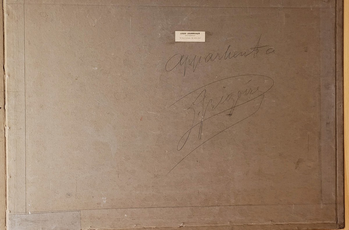 Auguste BROUET (1872-1941) Les bohémiens -photo-1