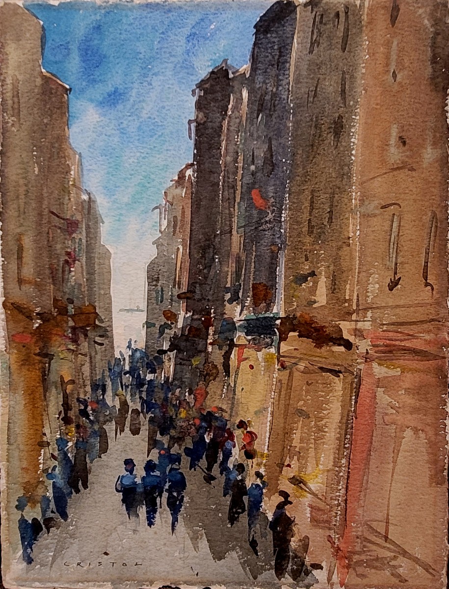 Horace Cristol (1878-1959) Toulon rue Chevalier Paul