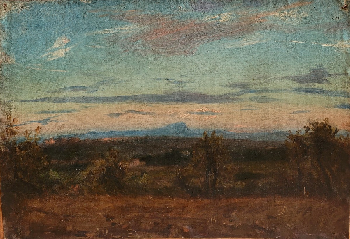 French School, 19th Century, Italian Landscape