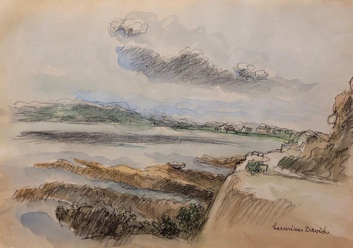 Hermine David (1886-1970) Bord de mer