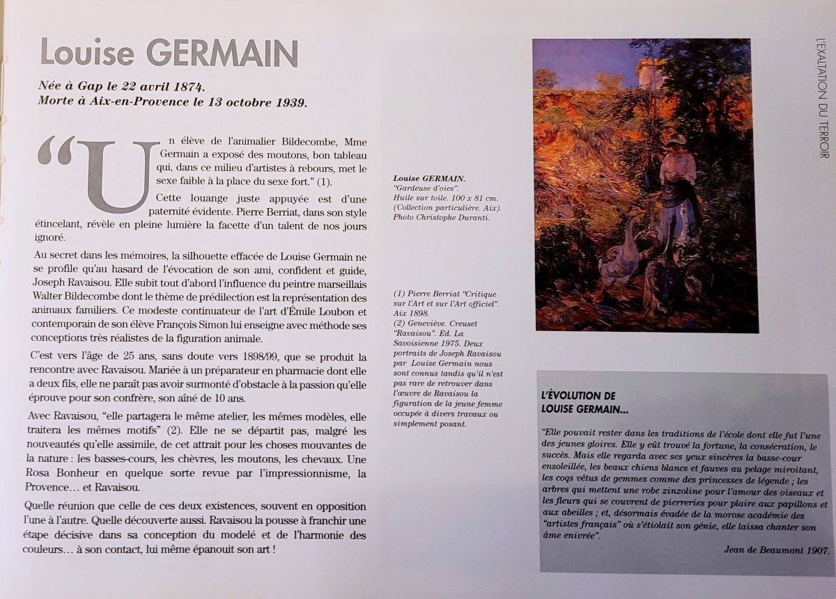 Louise Germain (1874-1939) La coupe de fruits-photo-2