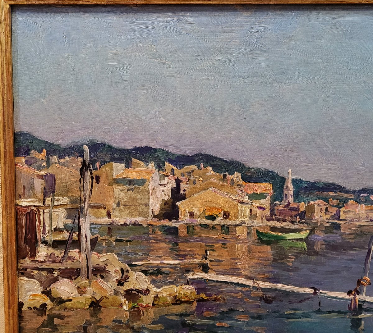 Antoine Ponchin (1872-1933) View Of Martigues-photo-4