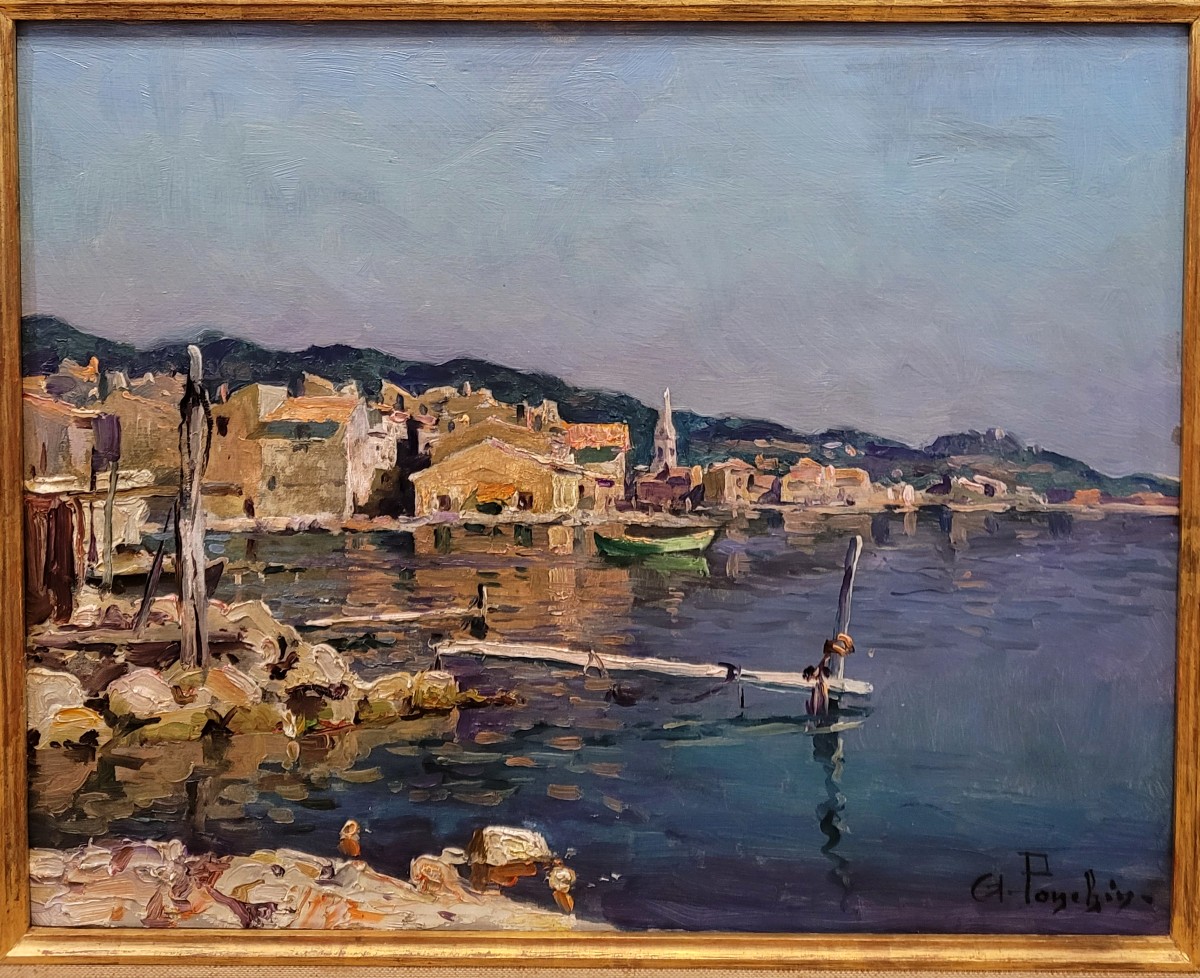 Antoine Ponchin (1872-1933) View Of Martigues