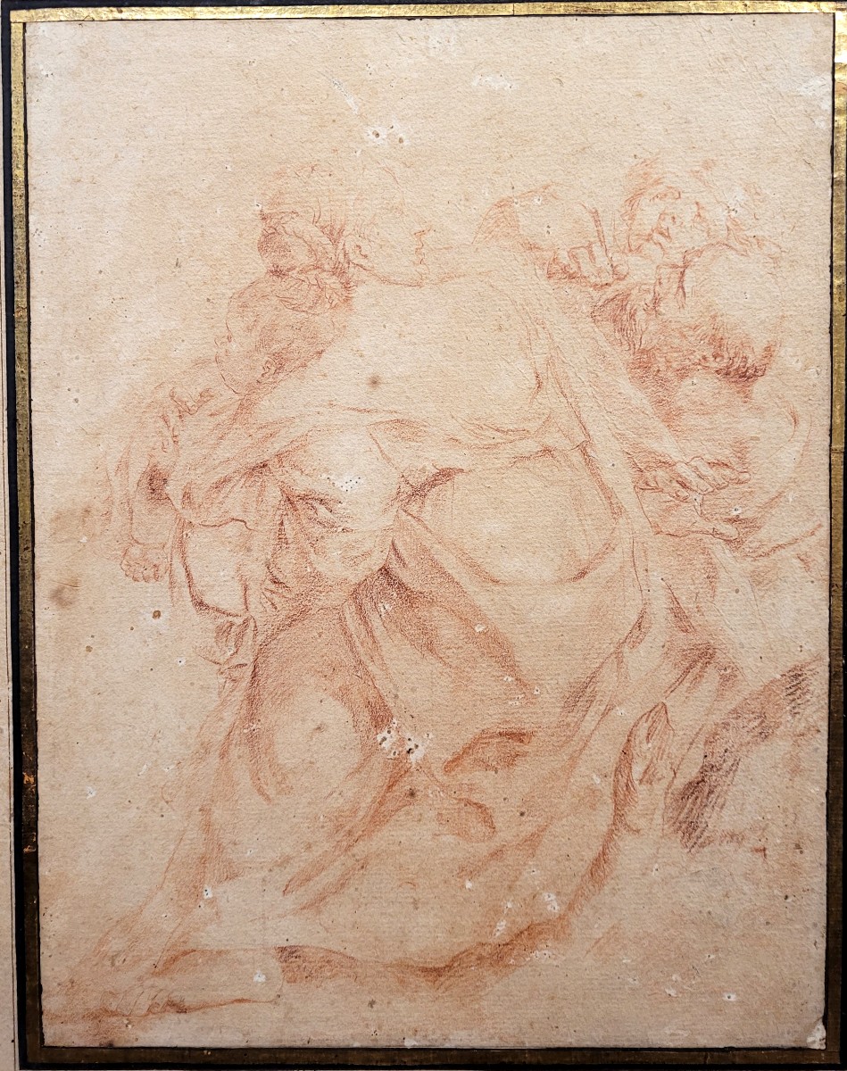 Italian School, 18th Century. Woman And Her Child.