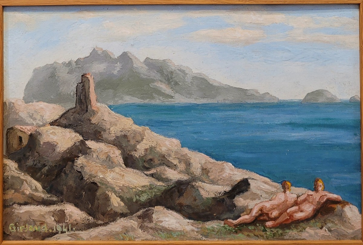  Pierre GIRIEUD (1876-1948) Baigneuses aux Goudes