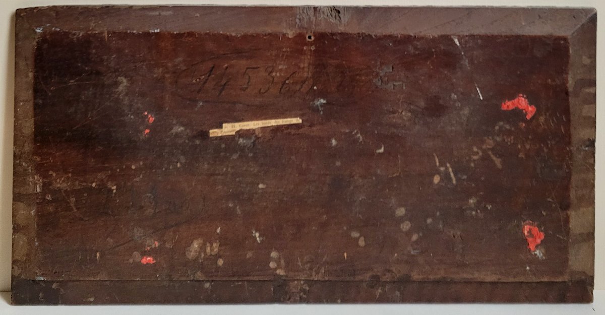 Attributed To Camille Corot (1796-1875) Landscape Sketch -photo-1