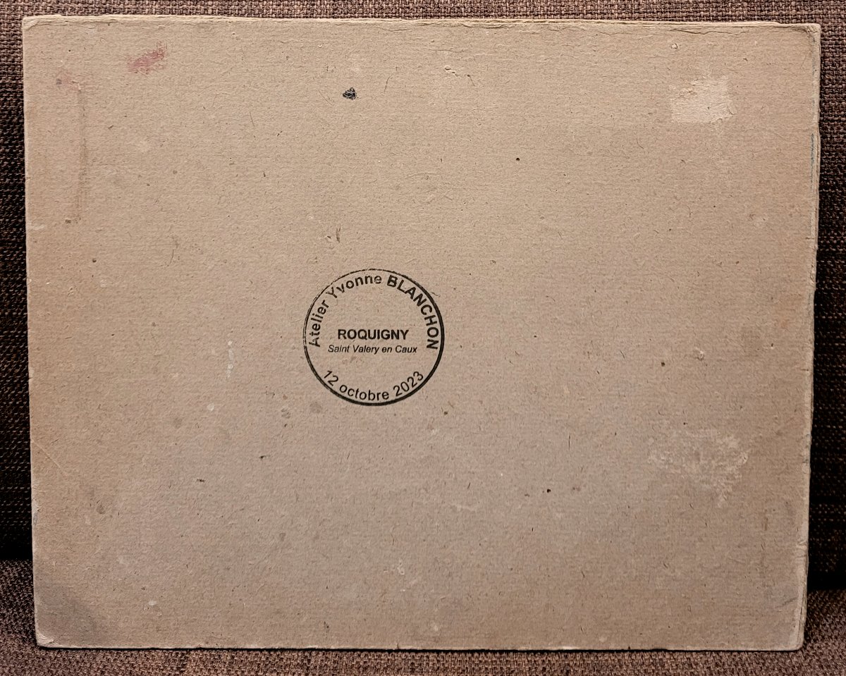 Yvonne Blanchon (1884-1975) Landscape, Cloud Study-photo-4