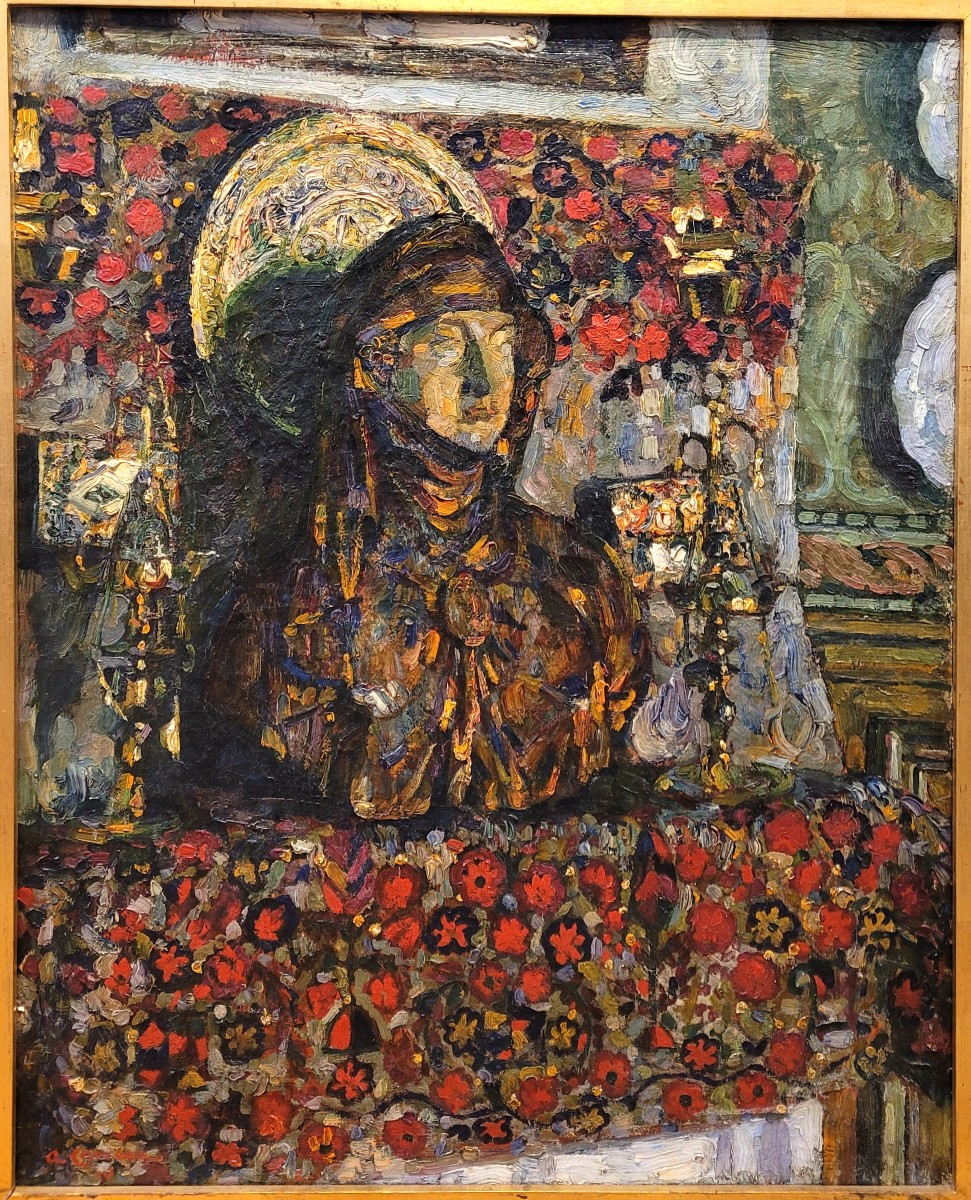 Augustin Carrera (1878-1952) Interieur Art Nouveau