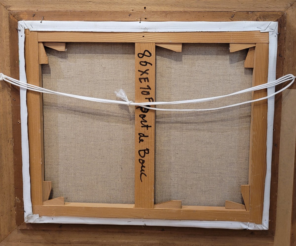 André Roubaud (1929-2020) Fishing Boats In Port De Bouc-photo-4