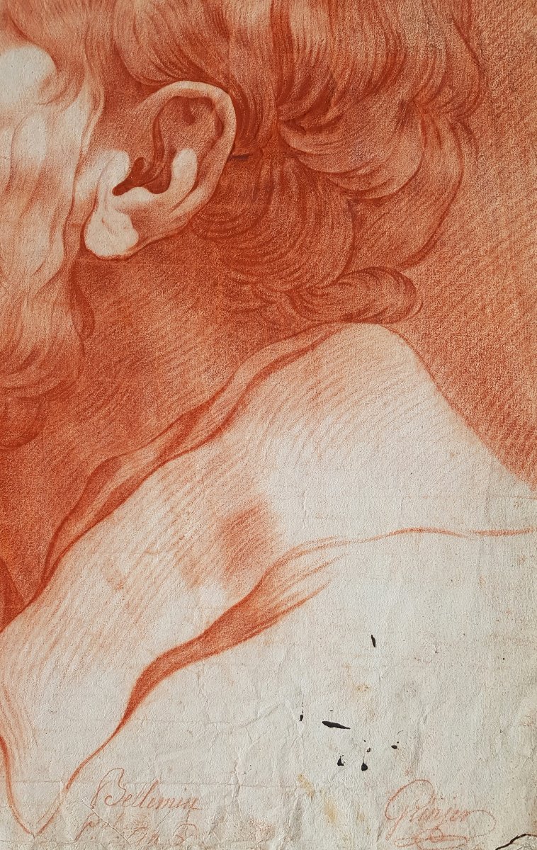  Portrait d'homme XVIIIe par Bellemin  -photo-3