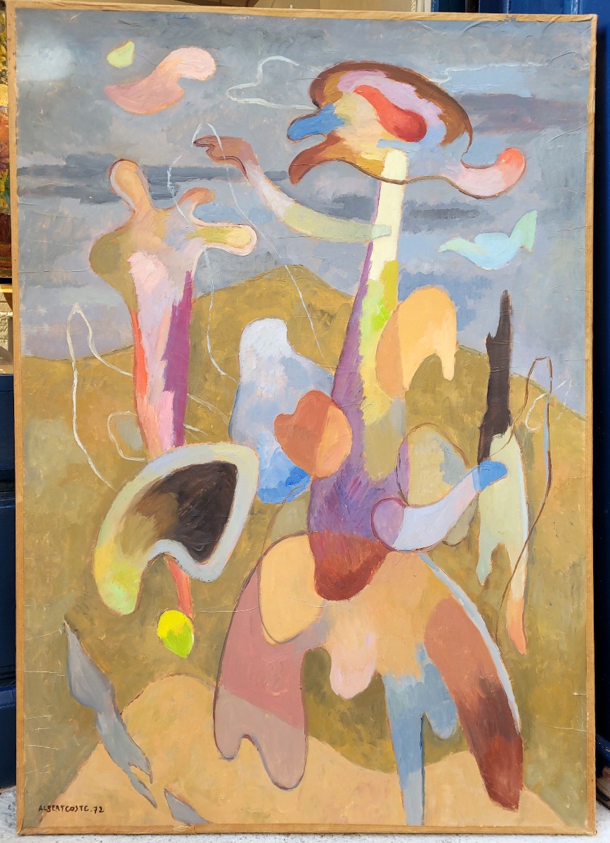 Albert Coste (1895-1985) Personnages surréalistes