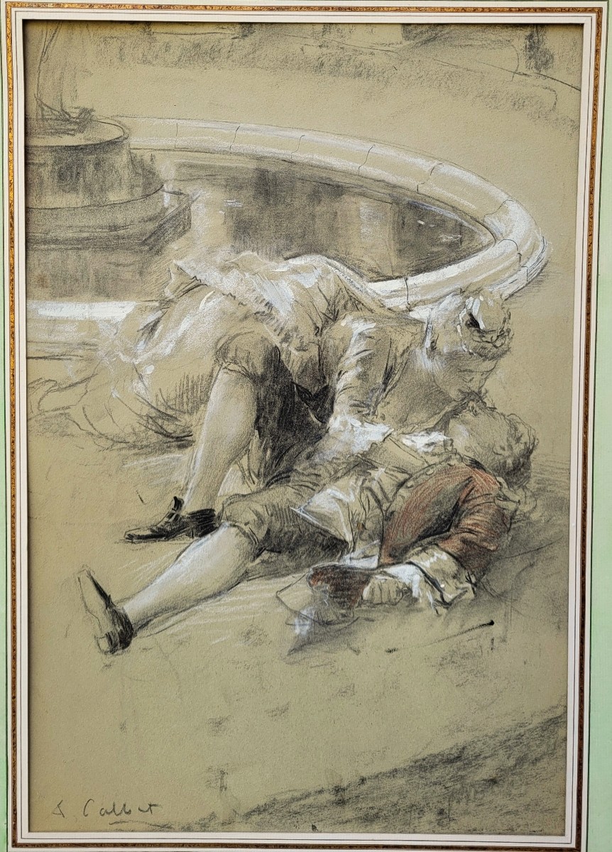 Antoine Calbet (1860-1944) The Lovers