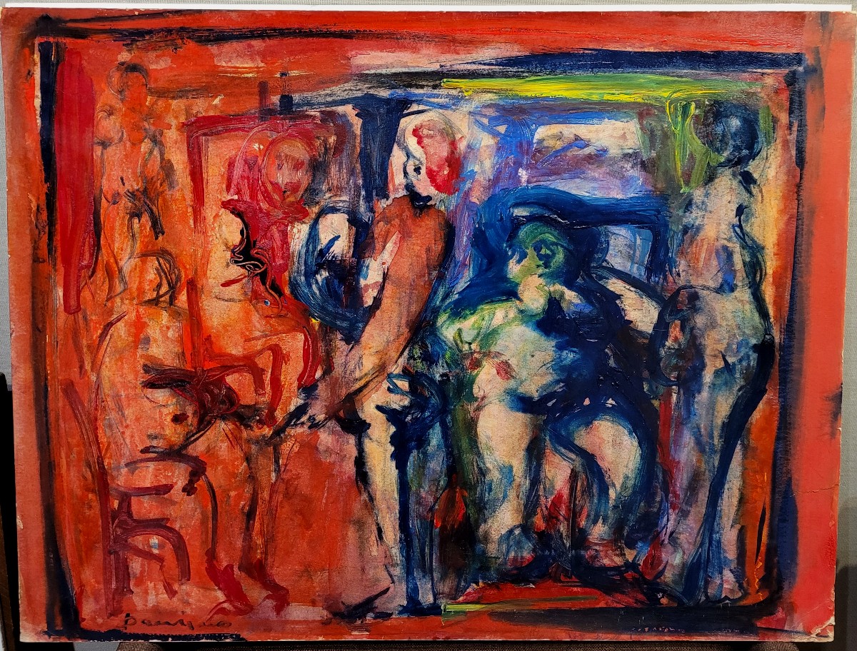 Bernard Damiano (1926-2000) The Painter's Studio