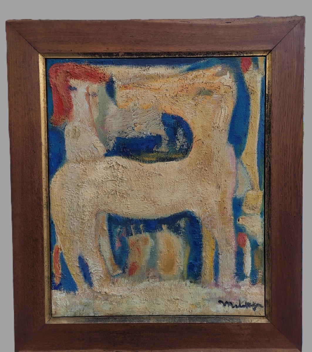 Edgar MELIK (1904-1976) Femme et cheval  -photo-2