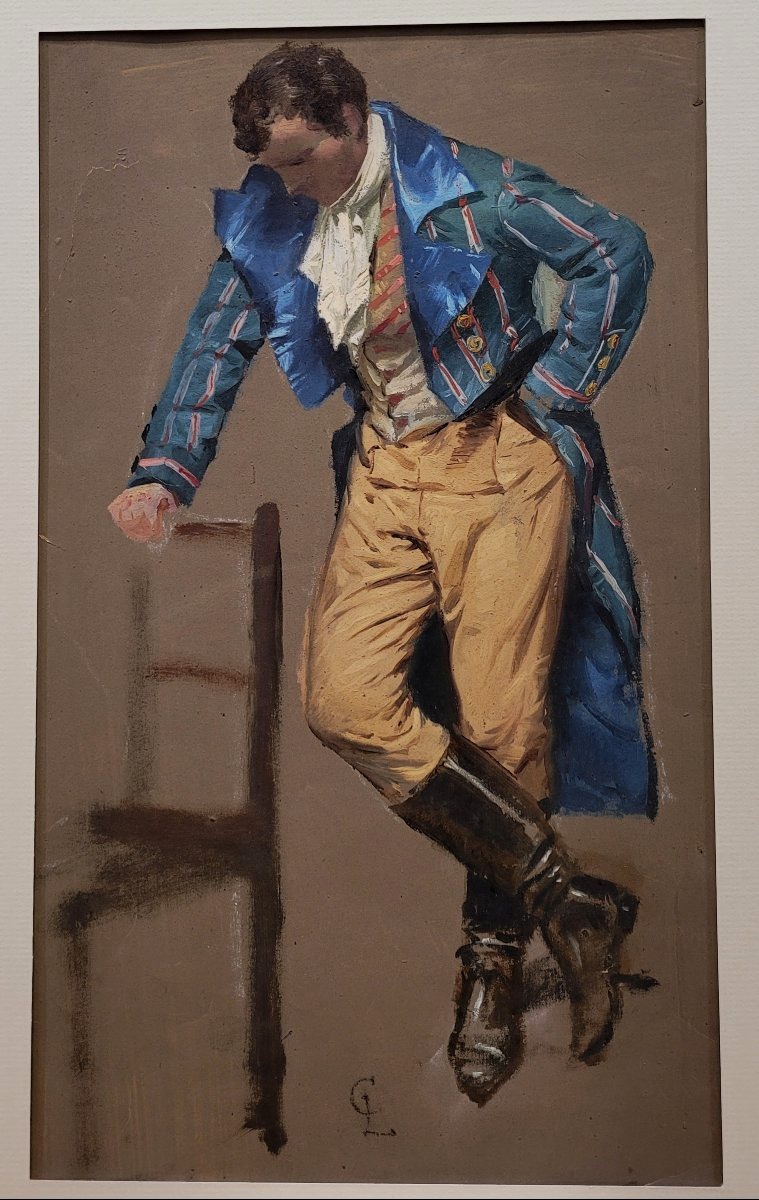 Jules Coulange-Lautrec (1861-1950) Homme à la redingote 