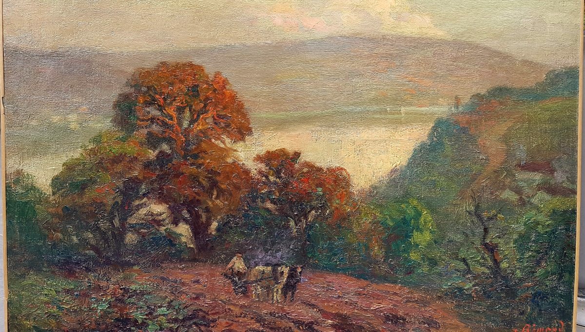 Jean Rémond (1872-1913) Brittany Landscape-photo-4