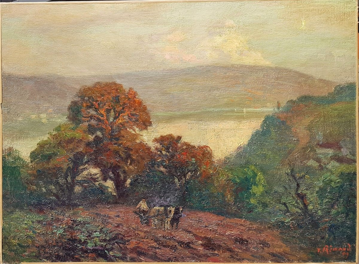 Jean Rémond (1872-1913) Brittany Landscape