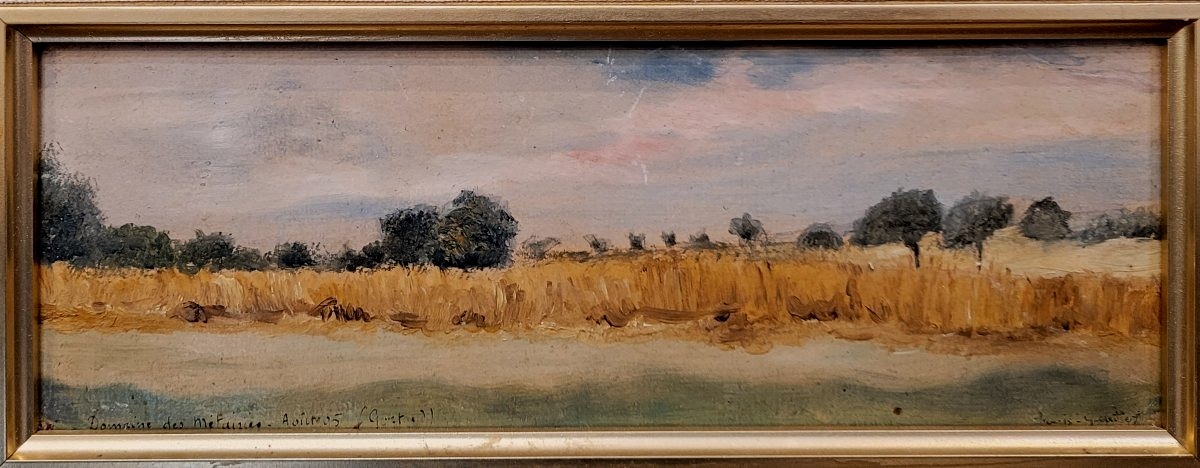 Louis Gautier (1855-1947)  Les blés, Domaine des Métairies