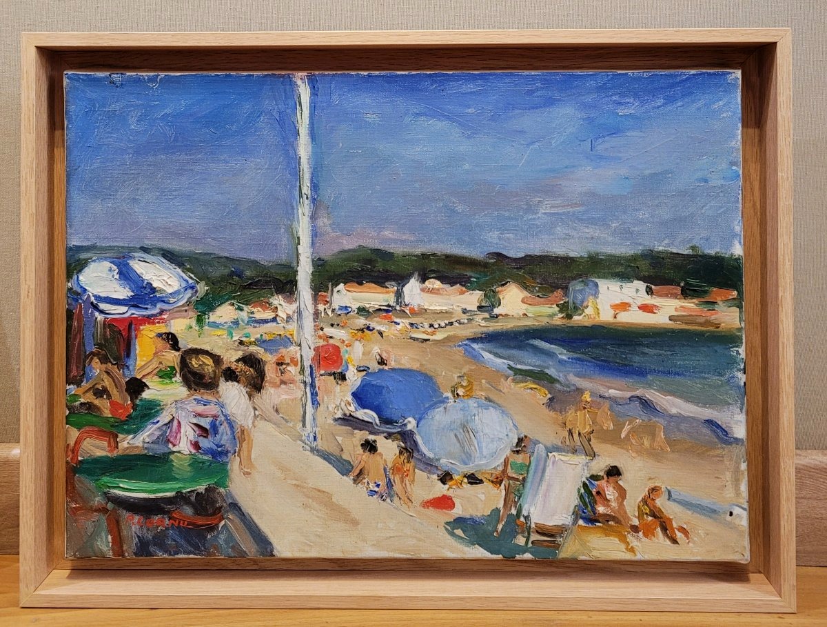 Pierre Cornu (1895–1996)  Les Sablettes Beach-photo-2