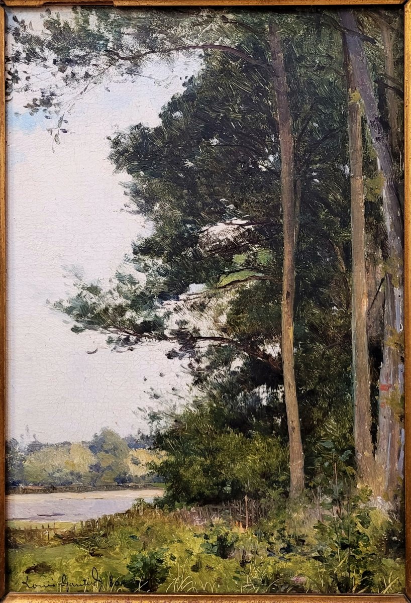 Louis Gautier (1855–1947) Riverbank 