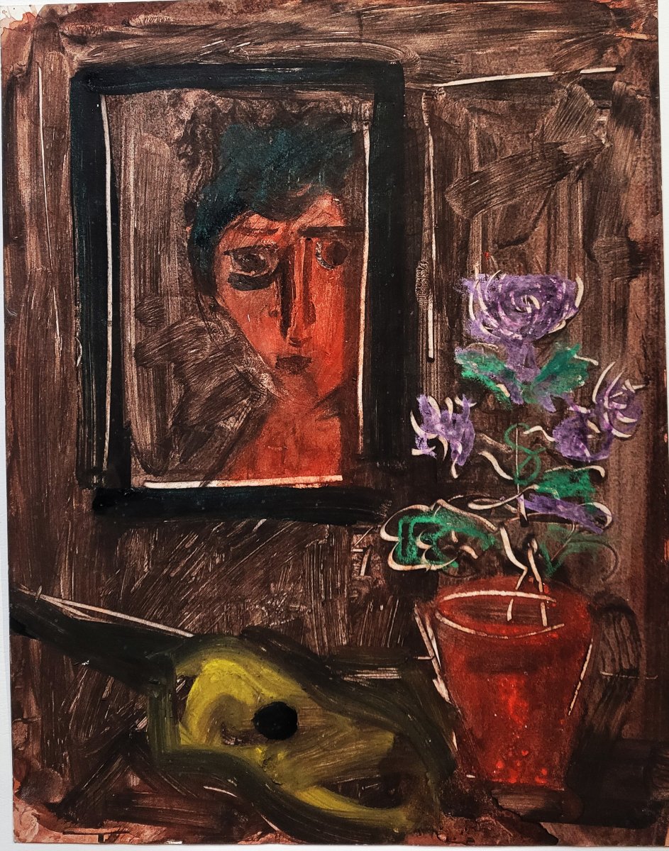 Daniel PANAGOPOULOS dit DANIL (1924-2008) Dans le miroir