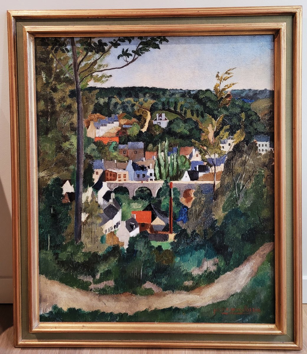 Pierre-eugène Clairin (1897–1980) Landscape In Brittany-photo-2