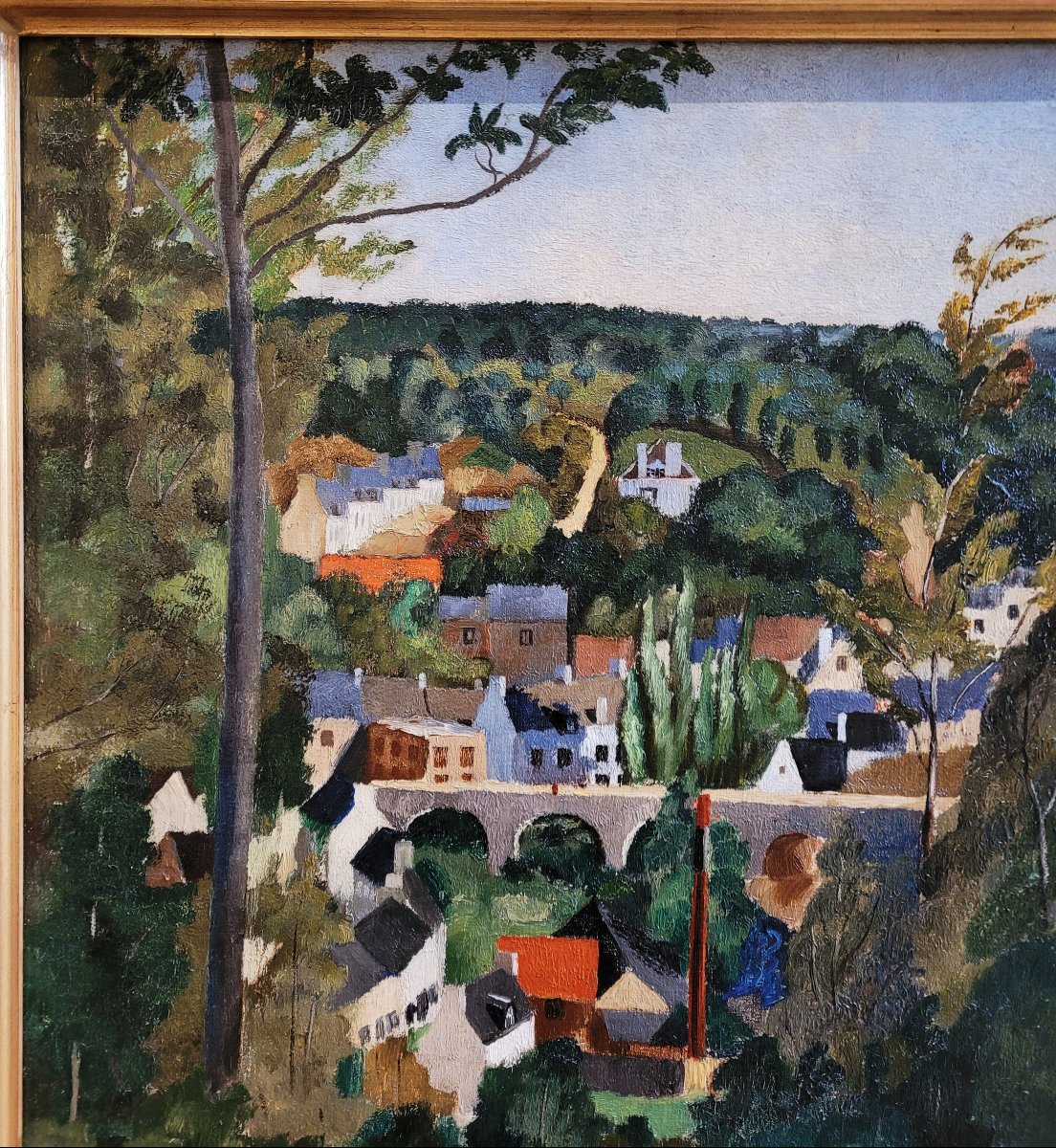 Pierre-eugène Clairin (1897–1980) Landscape In Brittany-photo-3