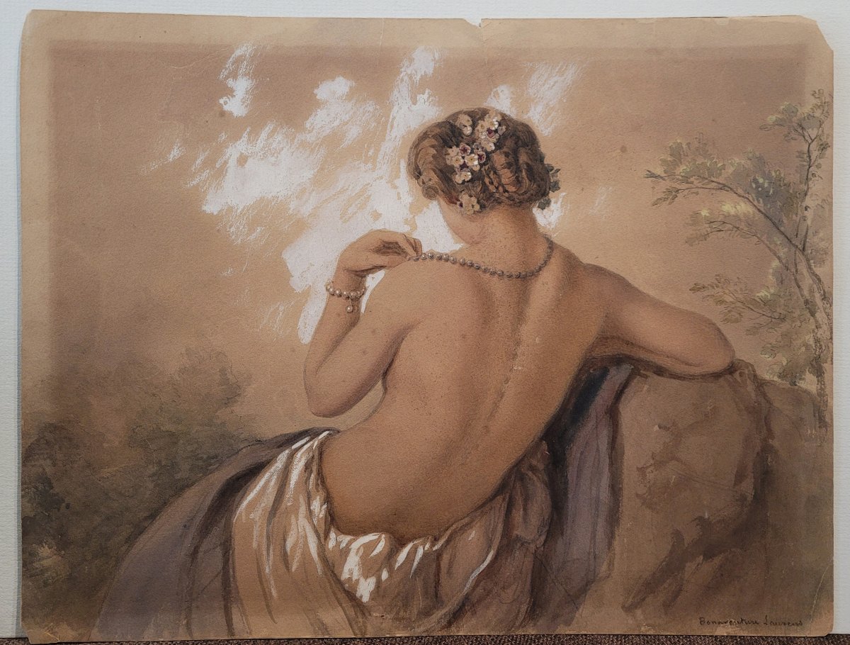 Joseph Bonaventure Laurens (1801–1890) Nude From Behind-photo-3