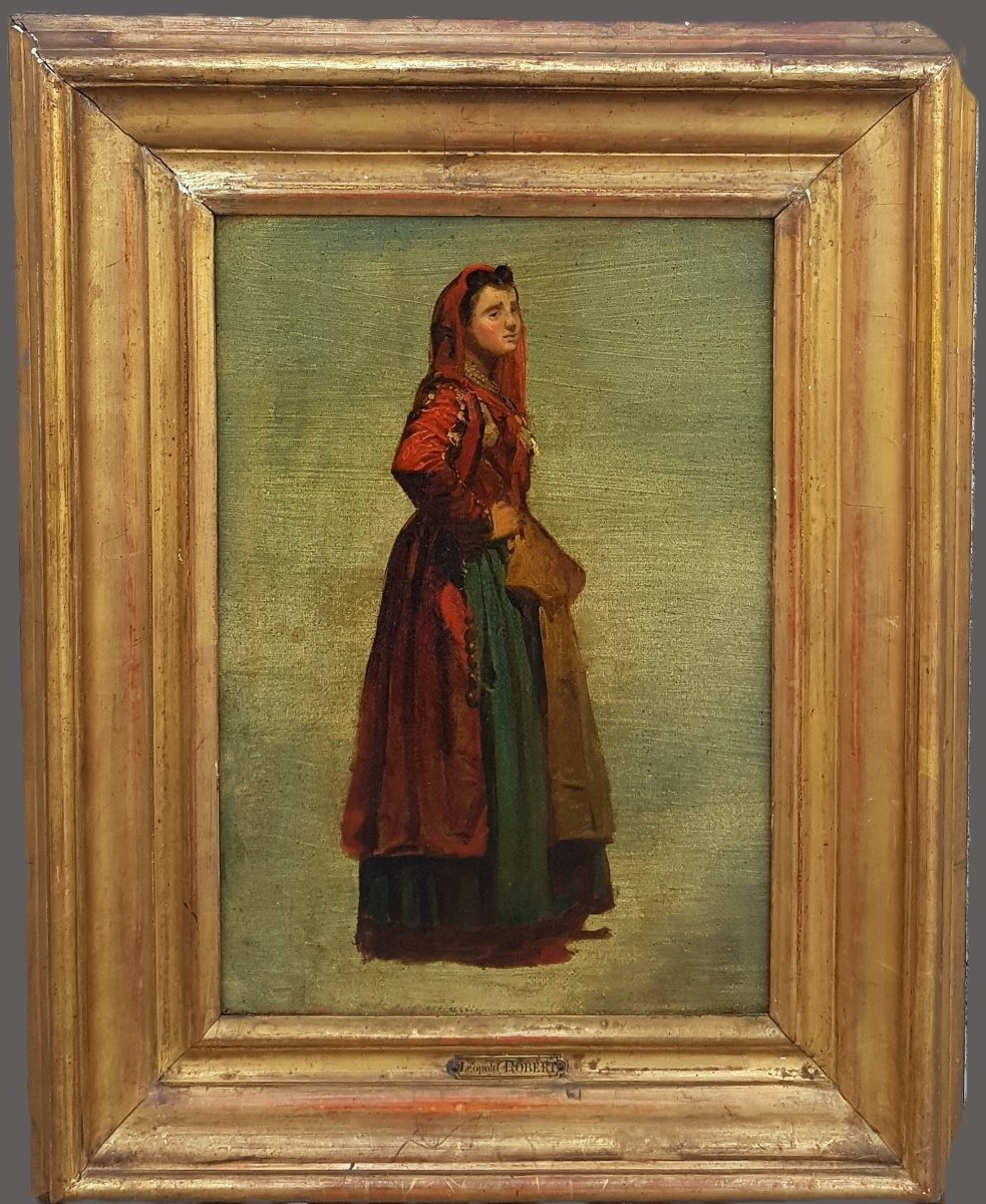 Léopold Robert (1794–1835) Young Italian Woman-photo-2