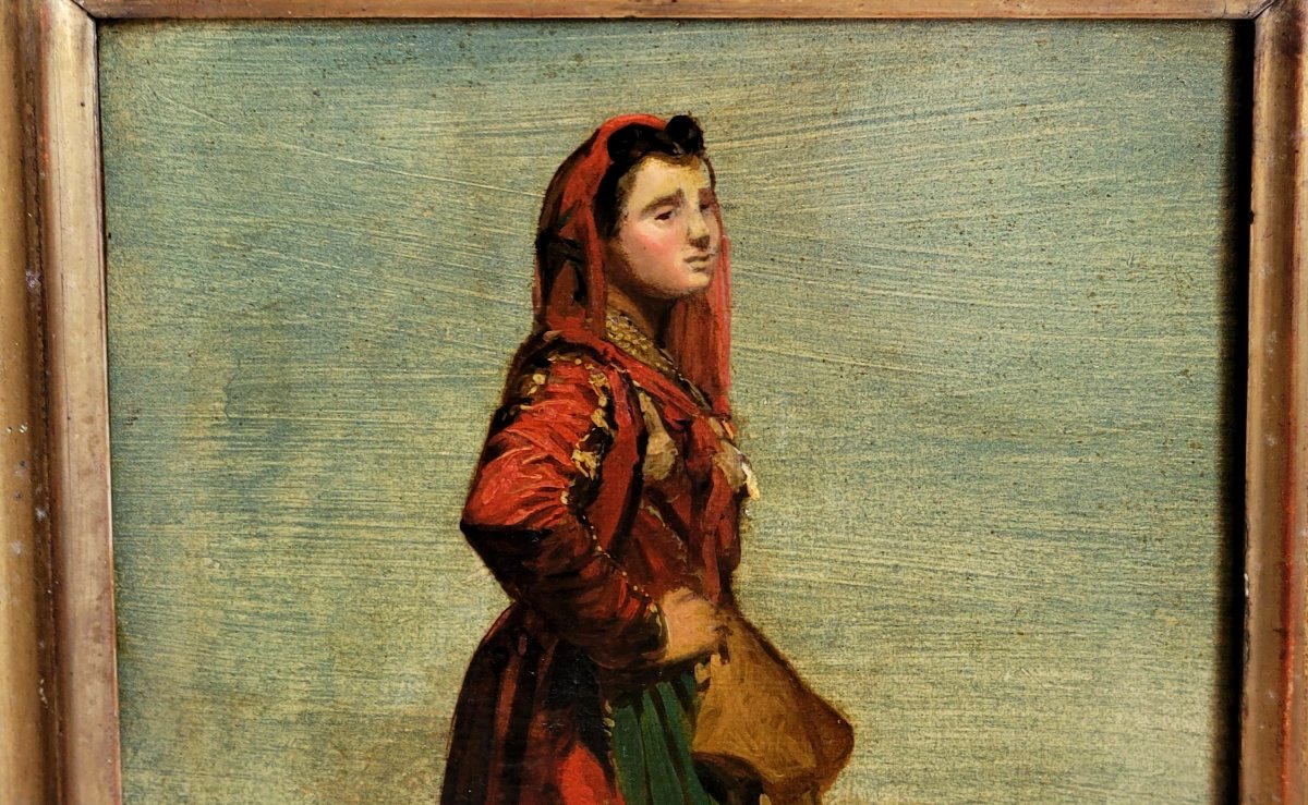 Léopold Robert (1794–1835) Young Italian Woman-photo-4