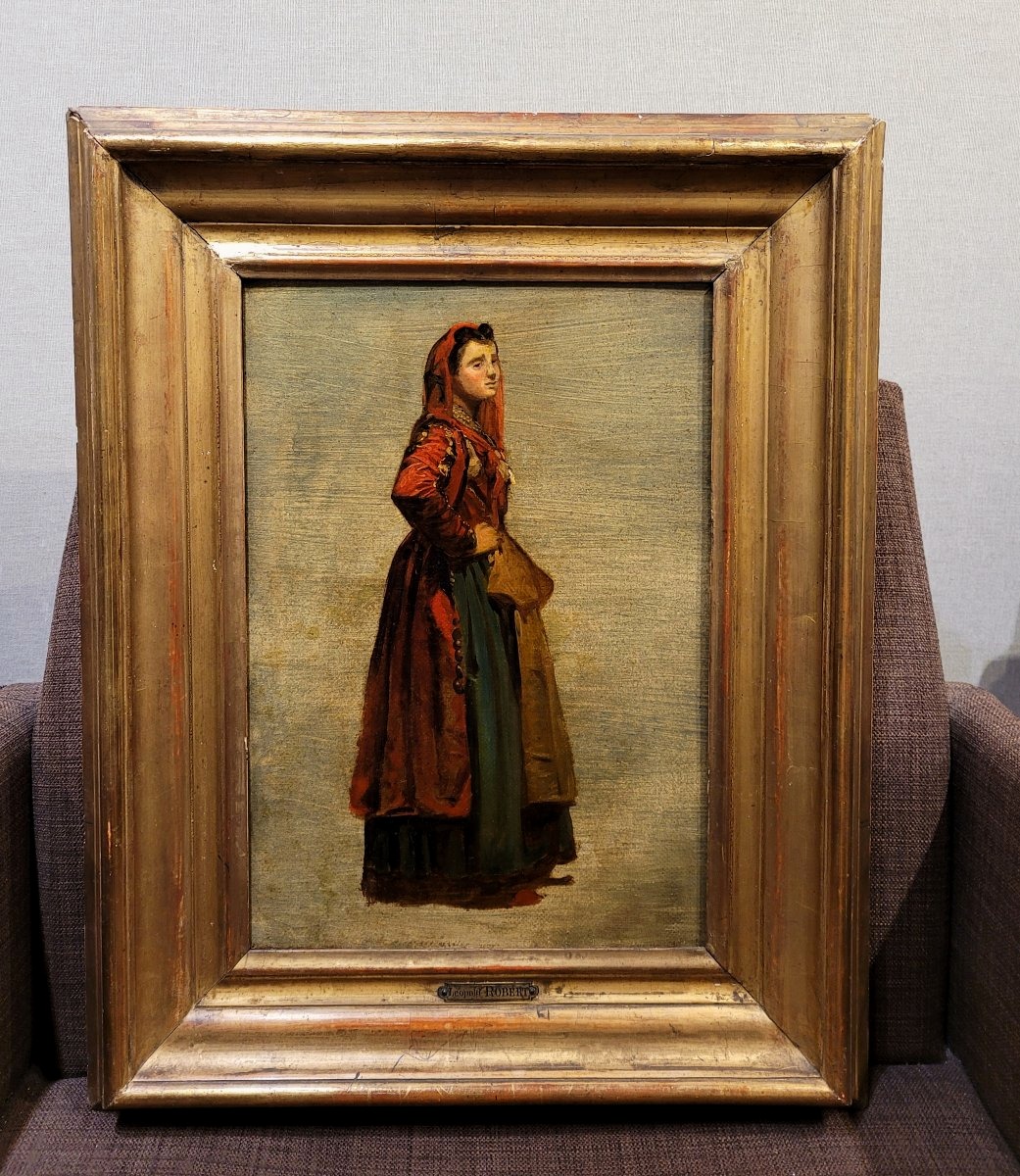 Léopold Robert (1794–1835) Young Italian Woman-photo-1