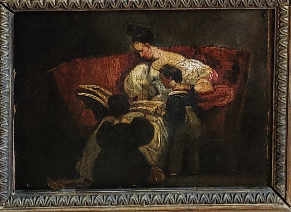 Romantic School, 1830: Reading To Children-photo-2