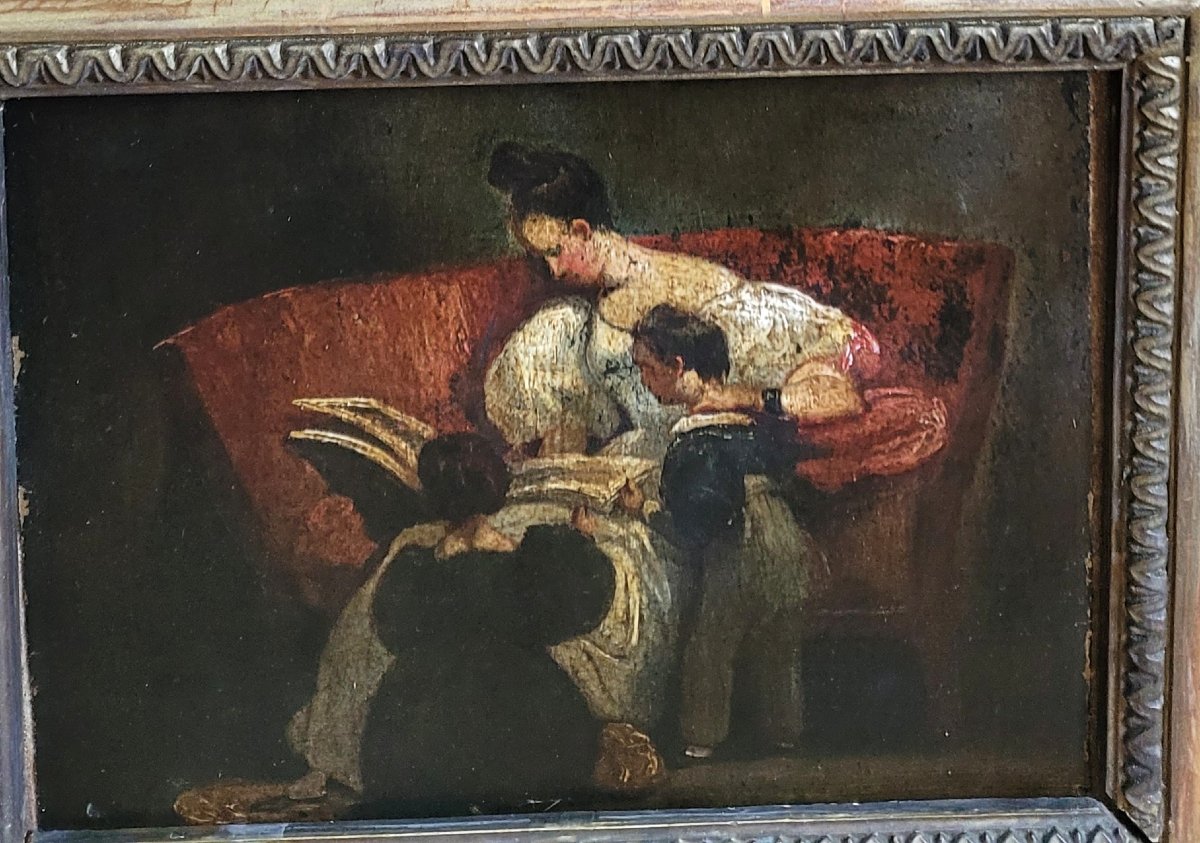 Romantic School, 1830: Reading To Children-photo-3