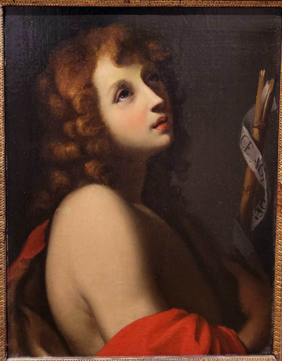 17th-century Florentine School  Saint John The Baptist-photo-2