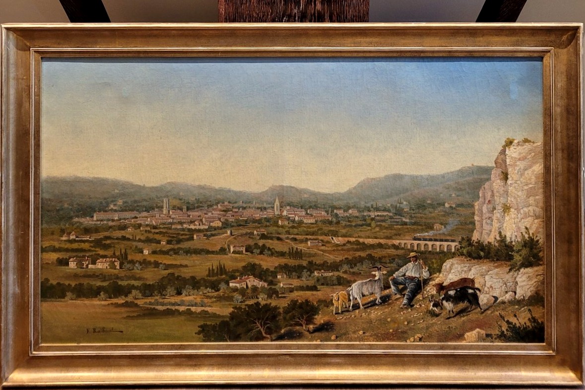 Ferdinand Raibaud (1811-1885) Vue d'Aix en Provence-photo-2