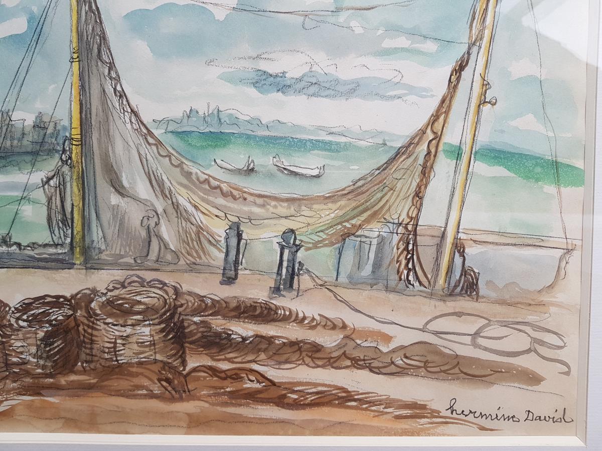 Hermine David Le Port Aquarelle-photo-3