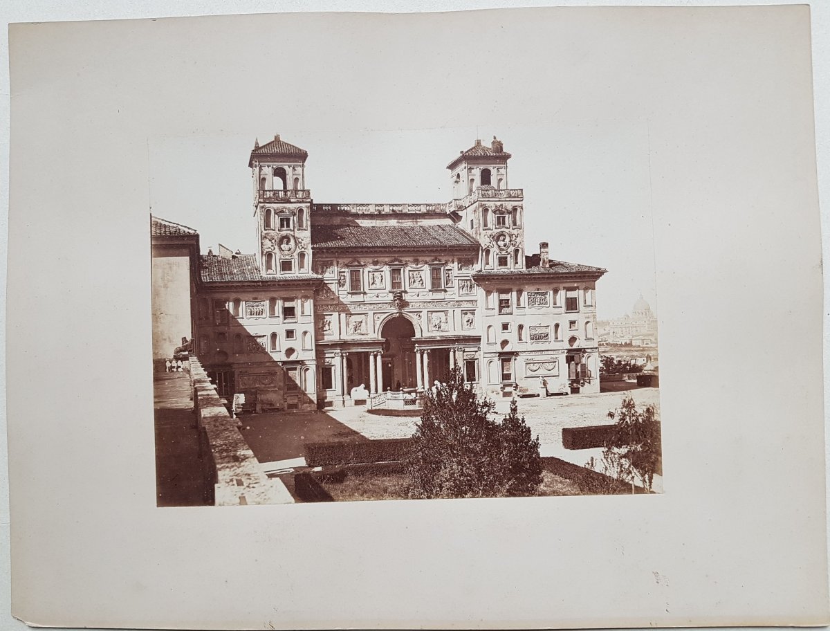   Rome  La Villa Médicis vers 1870 -photo-3