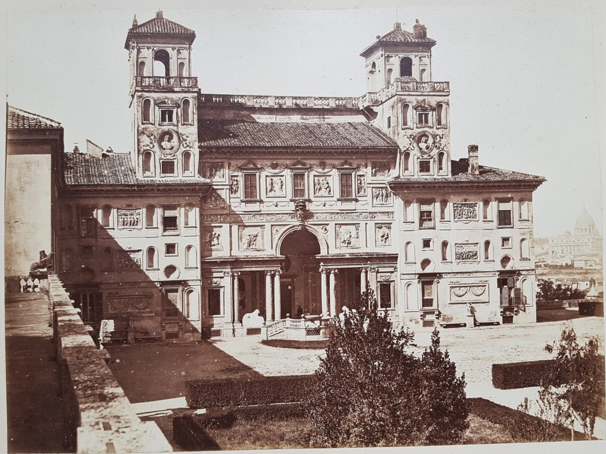   Rome  La Villa Médicis vers 1870 